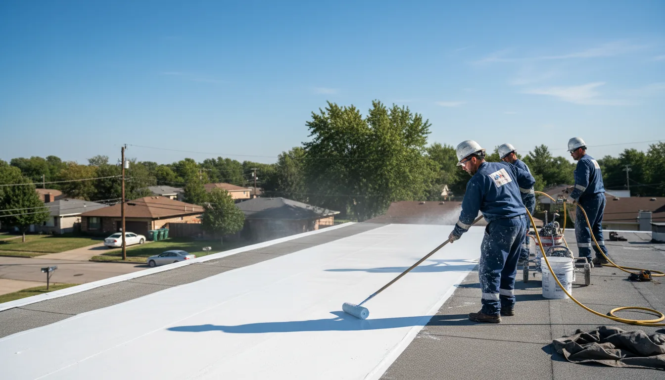 Commercial roof coating in Salem, IL near me